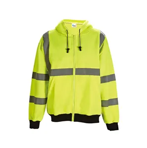 Sweat-shirt à capuche réfléchissant haute visibilité - Product Image 1