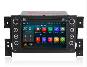 Android 9.0 system quad core 7"DSP and gps DAB OBD wifi with DVD player for Suzuki Grand Vitara