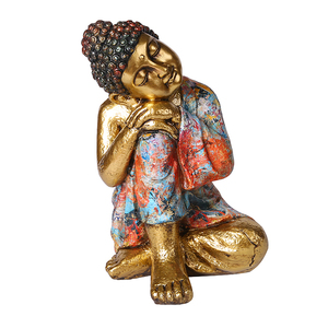 De fibra de vidrio de Navidad auténtica gran polyresin estatua de Buda - Product Image 3