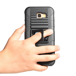 Fondina cintura Sottile Fit Slim Grip <span class=keywords><strong>Case</strong></span> e Clip da Cintura Liscia Nero Cell Phone <span class=keywords><strong>Case</strong></span> per <span class=keywords><strong>Samsung</strong></span> A3/<span class=keywords><strong>A5</strong></span>/A7 <span class=keywords><strong>2017</strong></span> - Product Image 4