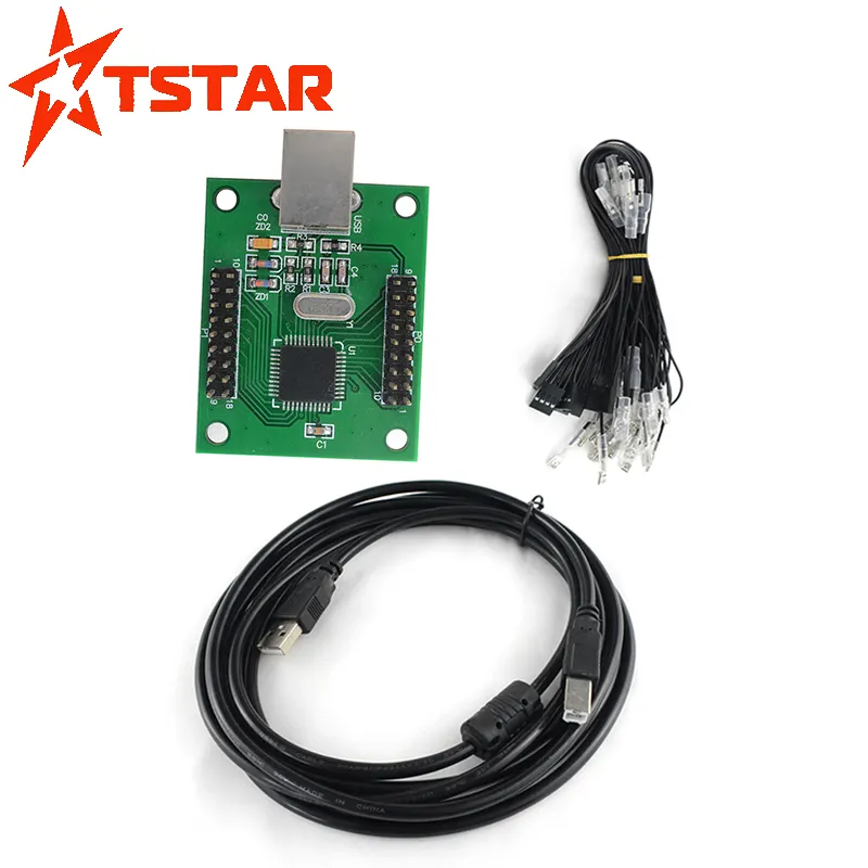 Bộ Điều Khiển Arcade 2 Người Chơi USB Sang Jamma-Cần Điều Khiển Usb Cho 2 Người Chơi-Phụ Kiện Máy Chơi Game Cho PC PS3 Mac Raspberry PI