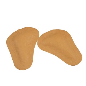 New Design Soft Gel Leather Forefoot Cushion Pad Self Adhesive <strong>Arch</strong> <strong>Support</strong> Anti Slip <strong>Insole</strong> - Product Image 2
