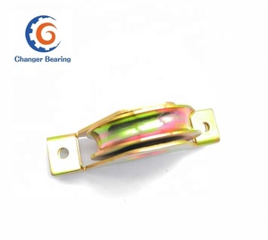 Ruota del cancello scorrevole con puleggia <span class=keywords><strong>per</strong></span> porta durevole in acciaio zincato Color scanalatura U - Product Image 2