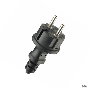 Uzatma Güç Kablosu VDE Standart AB Avrupa Euro E26 E27 <span class=keywords><strong>2</strong></span> Veya <span class=keywords><strong>3</strong></span> Pin Erkek Elektrik Kablosu Su Geçirmez Çoklu Fiş soket - Product Image 1