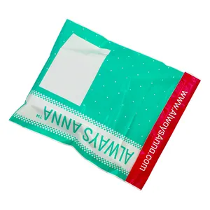 Bolsa de mensajería de plástico duradera para compras en línea, bolsas decorativas personalizadas para envío de ropa