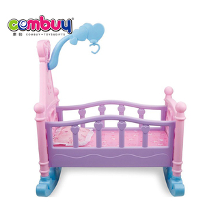 Jeu d'intérieur de jouets pour enfants, poupée, <span class=keywords><strong>lit</strong></span> à bascule, nouvelle collection - Product Image 3
