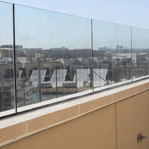 Barrière de balcon, garde-corps en aluminium en forme de U, rampes d'escalier intérieures - Product Image 6