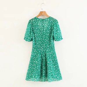 <span class=keywords><strong>Slim</strong></span> Mini vestido de mujer de moda de tela impresa vestido de Bohemia - Product Image 2