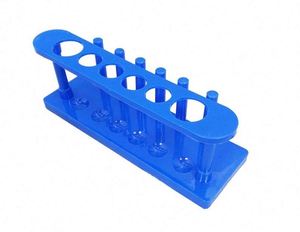 HSG-013 Gelsonlab 6 poli laboratorio di plastica per provetta Rack 6 posti con 19mm foro Dia per l'organizzazione per le provette - Product Image 2