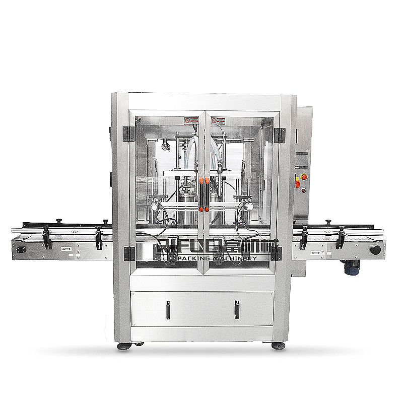 Полностью автоматическая Наполняющая Форсунка с двумя головками, поршневая машина для наполнения майонезом с максимальным объемом 5л