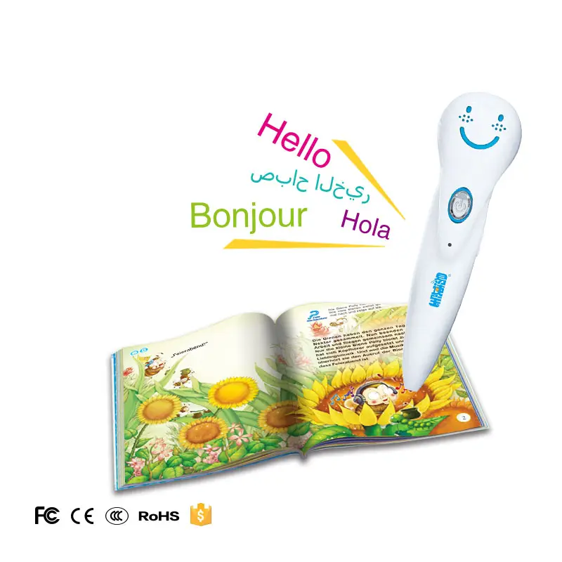 Kolay readbook çocuk kolay konuşma dil makinesi eğitici interaktif oyuncaklar iki dilli öğrenme talking kalem