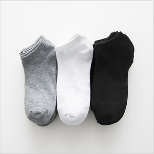 Youki Summer <strong>Men's</strong> Sports <strong>Ankle</strong> <strong>Socks</strong> Comfortable Breathable Pure Color Independent Packing with Body Logo - Product Image 4