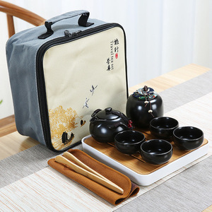 Juego <span class=keywords><strong>de</strong></span> Té <span class=keywords><strong>de</strong></span> Viaje Tradicional Chino con Tetera, <span class=keywords><strong>Taza</strong></span> <span class=keywords><strong>de</strong></span> Té y Bandeja <span class=keywords><strong>de</strong></span> Té - Product Image 2