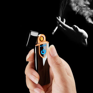 Đèn khò điện tử sạc USB, hai cung điện, chống gió, không lửa, thiết kế kim loại, công nghệ mới - Product Image 2