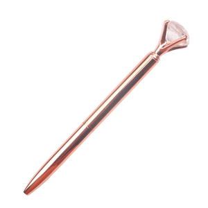 Xinghao de <span class=keywords><strong>la</strong></span> marca de lujo de agradable señora bling pluma promocional de metal regalo gran diamante superior pluma de bola - Product Image 3