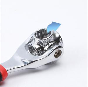 La chiave <span class=keywords><strong>a</strong></span> <span class=keywords><strong>bussola</strong></span> multifunzionale 52-in-1 ha forgiato la maniglia di gomma antisdrucciolevole girevole di 360 gradi - Product Image 3