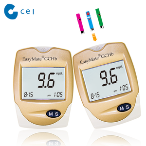 2019 Bệnh Tiểu Đường Máy Kiểm Tra Lượng Đường Trong Máu Kiểm Tra <span class=keywords><strong>Glucometer</strong></span> Hemoglobin Cholesterol với Kiểm Tra Dải - Product Image 2