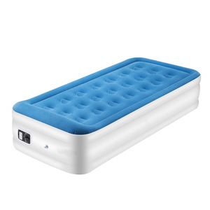 Inflatable Kích thước duy nhất giường PVC đổ xô tự Inflatable nệm không khí với máy bơm - Product Image 2