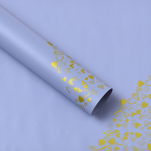 PP-HSZ-ZJA étanche fleuristes emballage imprimé coloré décoré en plastique <span class=keywords><strong>cellophane</strong></span> <span class=keywords><strong>papier</strong></span> d'emballage pour fleurs cadeau - Product Image 3