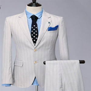 Costumes de mariage personnalisés MTM laine <span class=keywords><strong>sur</strong></span> <span class=keywords><strong>mesure</strong></span> pour hommes d'affaires formels Offre Spéciale - Product Image 6