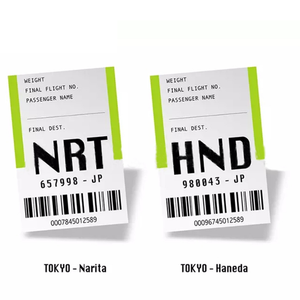 Tùy chỉnh giấy tự dính hành lý <span class=keywords><strong>tag</strong></span> cuộn hãng hàng không Dính Hành Lý Nhãn nguyên liệu - Product Image 2