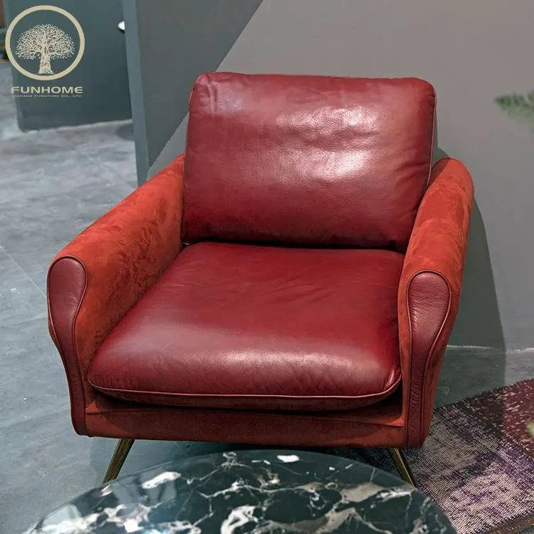 Chaise longue sofá real juegos de sofá de cuero sofá muebles de sala