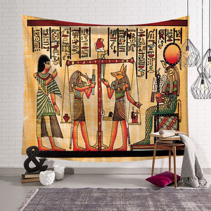 Tapiz de la <span class=keywords><strong>serie</strong></span> del Antiguo Egipto, decoración de pared de tela colgante para el hogar - Product Image 6