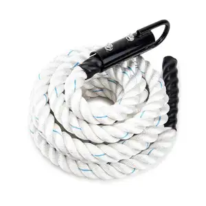 Diameter 38mm High Duty Poly Dacron Training Rope Battle Rope Great for General Fitness,Training and Tug of War