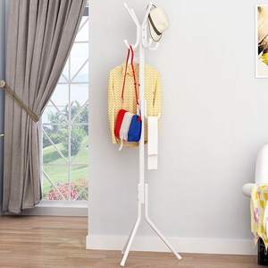 La habitación <span class=keywords><strong>de</strong></span> metal hall árbol <span class=keywords><strong>Perchero</strong></span> <span class=keywords><strong>de</strong></span> pie robusto piso <span class=keywords><strong>Perchero</strong></span> <span class=keywords><strong>de</strong></span> pie con el color blanco - Product Image 1