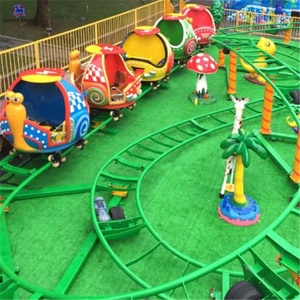 Parque de Atracciones paseos <span class=keywords><strong>en</strong></span> familia de juegos de 5 coches 20 asientos Caracol girando mini montaña rusa para la <span class=keywords><strong>venta</strong></span> - Product Image 1