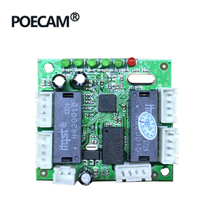 5 Poort Mô-đun Chuyển Đổi Tiêu Đề Giao Diện 4Pin Đầu Ra Voeding PCBA Hội Đồng Quản Trị Fabrikant Oem ODM Kích Thước Nhỏ <span class=keywords><strong>Ethernet</strong></span> Snelle 10 /100Mbps - Product Image 2