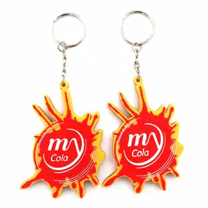Chất Lượng Tốt Đầy Màu Sắc Logo Tùy Chỉnh <span class=keywords><strong>Pvc</strong></span> Keychain - Product Image 1