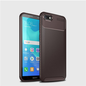 Saiboro de fibra de carbono tpu a prueba de golpes caso de la contraportada para huawei <span class=keywords><strong>honor</strong></span> 7huawei <span class=keywords><strong>honor</strong></span> <span class=keywords><strong>8e</strong></span> y5 primer - Product Image 1