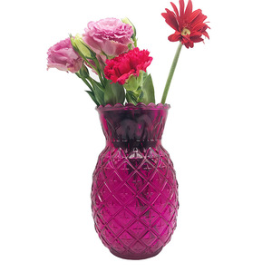Wide Mouth <strong>Unique</strong> Colorful Glass <strong>Vase</strong> <strong>Vase</strong> - Product Image 2