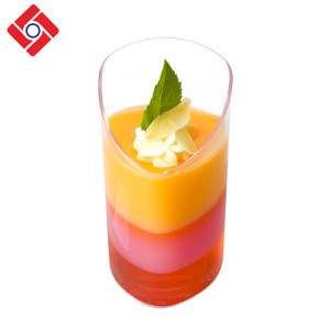 Jetable Mini Biseau Ronde 2.8 oz Transparent En Plastique Transparent <span class=keywords><strong>Mousse</strong></span> de Yaourt Tasse Avec Couvercle - Product Image 1