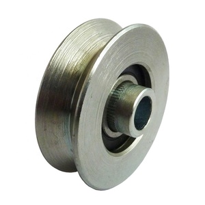 Roue à roulement à billes à rainure en U de 100 mm de diamètre <span class=keywords><strong>pour</strong></span> <span class=keywords><strong>rail</strong></span> de <span class=keywords><strong>porte</strong></span> <span class=keywords><strong>coulissante</strong></span> - Product Image 4