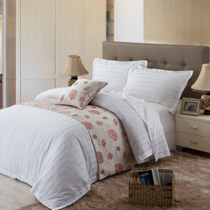 3 cm de elegante de lujo colcha de <span class=keywords><strong>algodón</strong></span> <span class=keywords><strong>100</strong></span> ropa de blanco rey tamaño edredón juegos hotel de lujo ropa de cama conjunto - Product Image 5