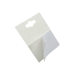 Tùy Chỉnh Rõ Ràng Nhựa PVC Tự Dính Treo Tab Bán Buôn Nhựa Euro Lỗ Móc - Product Image 1