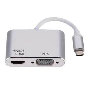 สำหรับ Macbook แล็ปท็อป TYPE-C USB C USB3.1 HD MI VGA วิดีโอแปลงดองเกิล