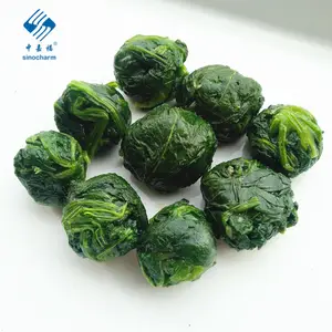2019 中国産 冷凍野菜 BRC認定 IQF 冷凍ほうれん草 丸