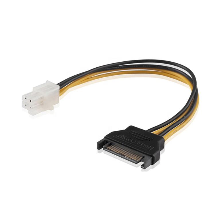 Tvsat Scheda Cavo Alimentazione Per Scheda Video PCI Express, Da 6 Pin A 15 Pin SATA - Perfetto Per Collegare L'alimentazione Alla Tua GPU! Cavo GPU 6 Pin A 15 Pin SATA - Foto 2