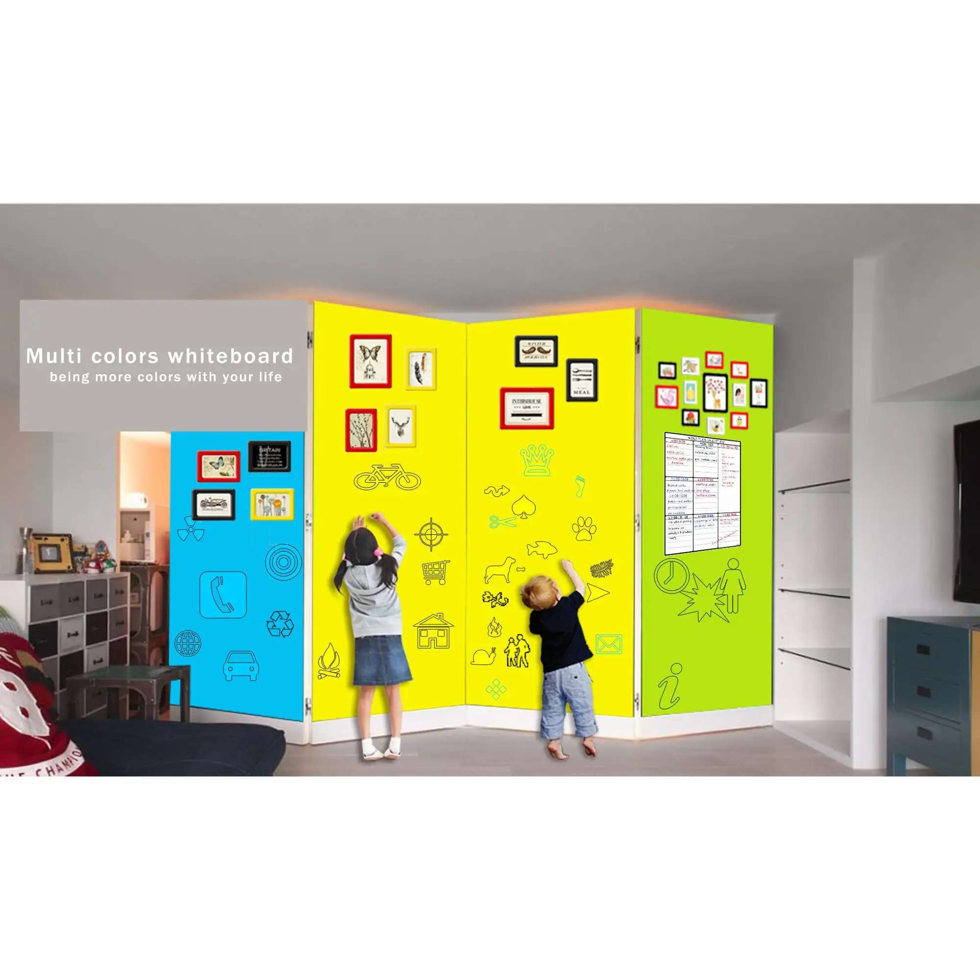 Diverse kleur best sales magnetische whiteboard