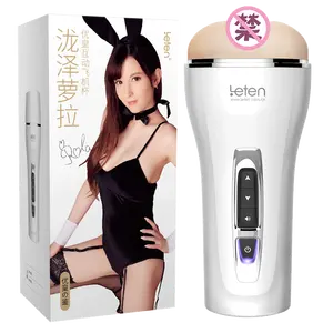 <span class=keywords><strong>Masturbador</strong></span> Electrónico Masculino <span class=keywords><strong>Leten</strong></span> Serie Sexual Modelo Vagina <span class=keywords><strong>Masturbador</strong></span> con Vibración - Product Image 1
