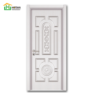 Hermosa <span class=keywords><strong>Puerta</strong></span> Principal de Madera Maciza de Teca, Diseño Moderno, Puertas Interiores de Madera con Marcos - Product Image 2