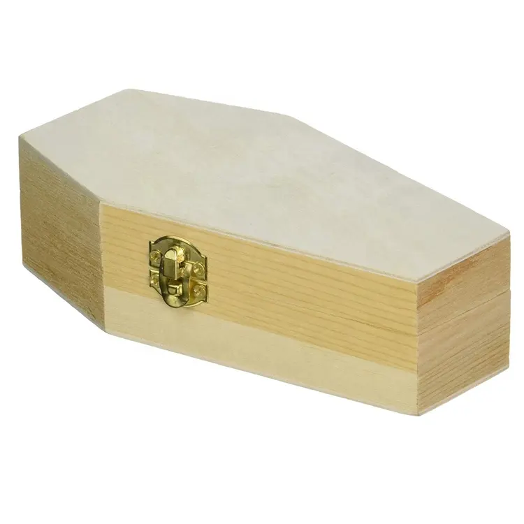 Custom Miniature ไม้ Coffin Box