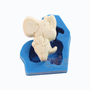 Molde de silicona para pastel de rata, herramientas de decoración de pasteles de fondant molde de pastel de silicona de grado alimenticio - Product Image 1