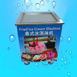 Mejor venta Tailandia cuadrado pan máquina del rodillo del helado, máquina frita del rodillo del helado IC500