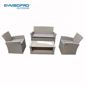 Patio de jardín con piscina al aire libre Patio sofá conversación con resistente a la intemperie, cojines - Product Image 1
