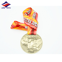 Longzhiyu 12 ans design personnalisé médaillon de sport souvenir médailles et trophées de sport de football