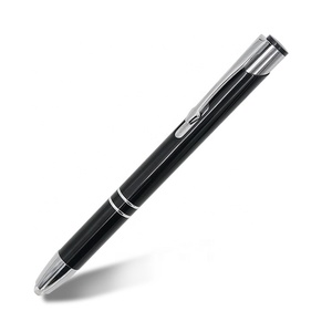 Stylo métallique 2 en 1 à lumière Led, pointe lumineuse, lampe à bille, Business